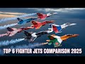 Top 6 Fighter Jets যা বিশ্বের যুদ্ধক্ষেত্রকে震撼 করছে ✈️💥🔥 — মিস করবেন না!