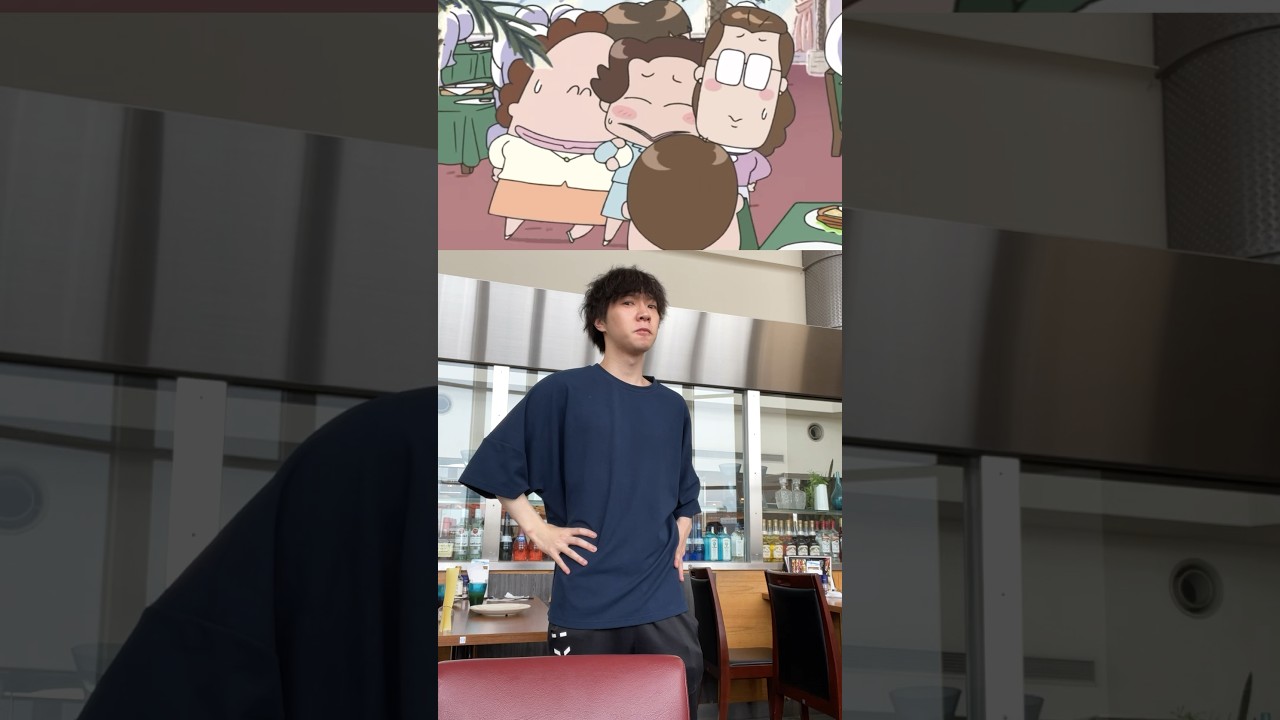 Atashinchi] My moms went to a lunch buffet so I followed their