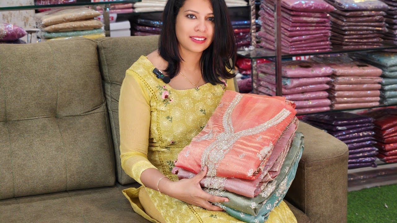 PREMIUM BURBERRY SILK SALWAR MATERIALS 