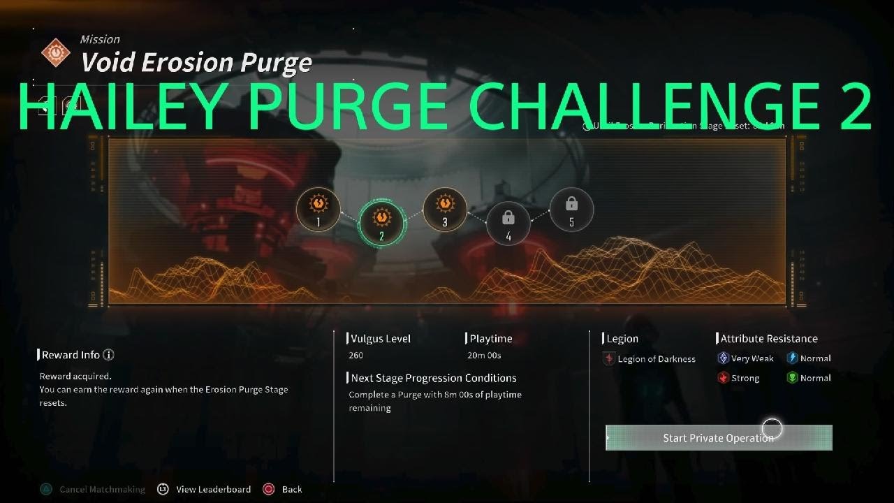 Void Erosion Purge Challenge 2, Hailey Build, Solo - The First Descendant