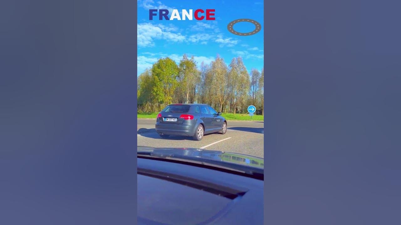 Driving in France is an experience, with so many roundabouts to navigate! 🚗 France 