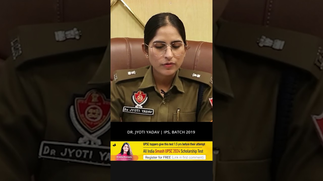IPS Dr. Jyoti Yadav UPSC | How to Choose Preferences for IAS / IPS