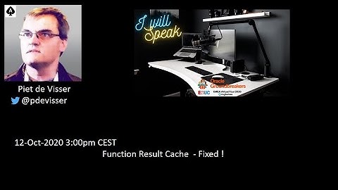 Function result cache - Fixed!