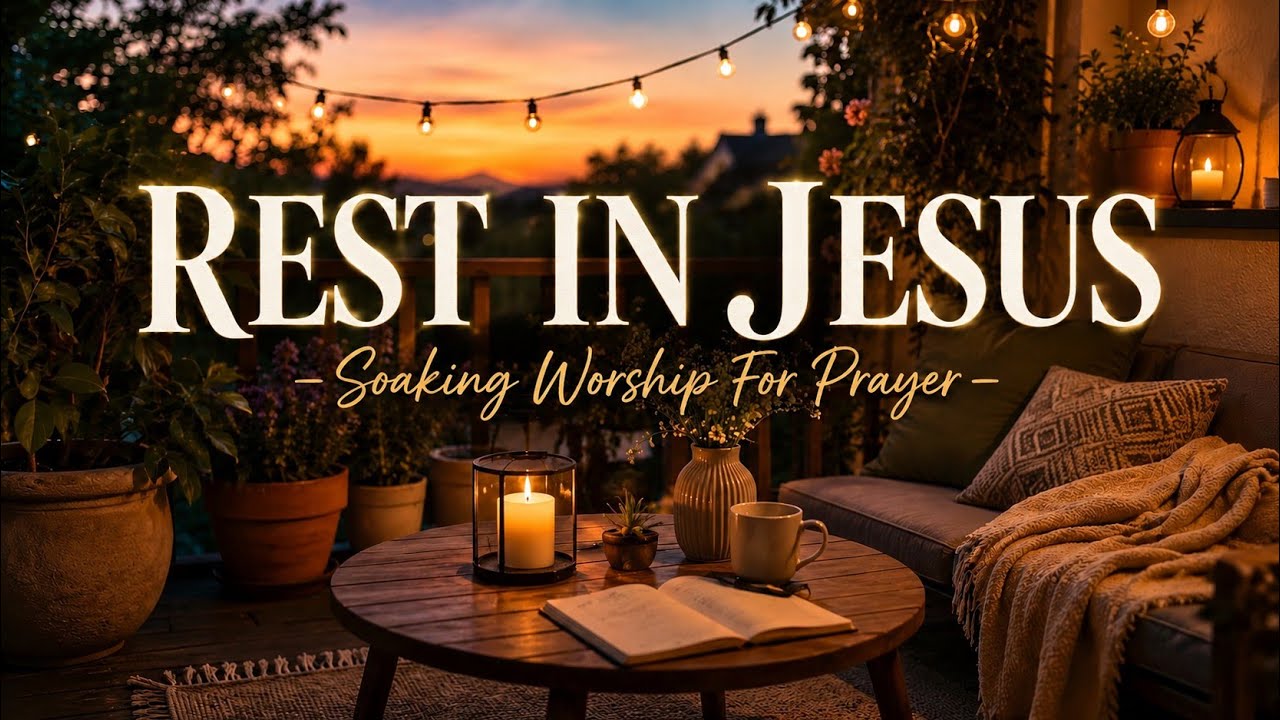 REST IN JESUS 🍃 Soaking Worship Instrumental for Deep Prayer, Peace ...