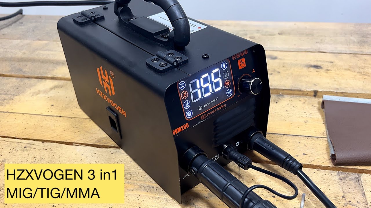 130$ 3in1 Welding Machine HZXVOGEN Unbox&Test