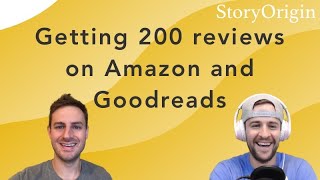 Getting 200+ reviews across amazon and goodreads