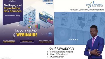 Webinaire : Nettoyage et importation des données (Excel vs Power Query)