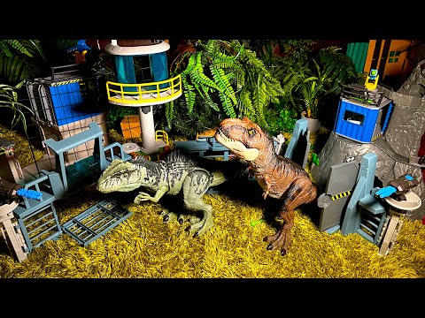 ジュラシックワールド　ビック！基地プレイセット　その他恐竜まとめ売り A large number of dinosaur figures will be displayed