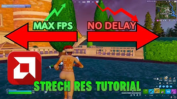 How To Get STRECH RES in Fortnite On AMD!