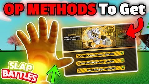 OP METHODS For Getting Hive MASTERY! | Slap Battles
