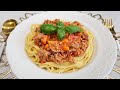 Рецепт итальянской кухни: Спагетти БОЛОНЬЕЗЕ / Простой пошаговый рецепт