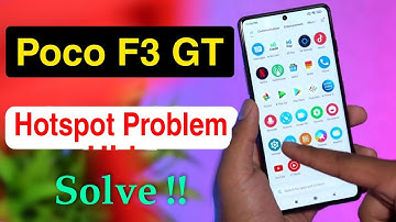 How to Fix Hotspot Problem in Poco F3 GT | Poco F3 GT WiFi Hotspot Not Connecting Problem
