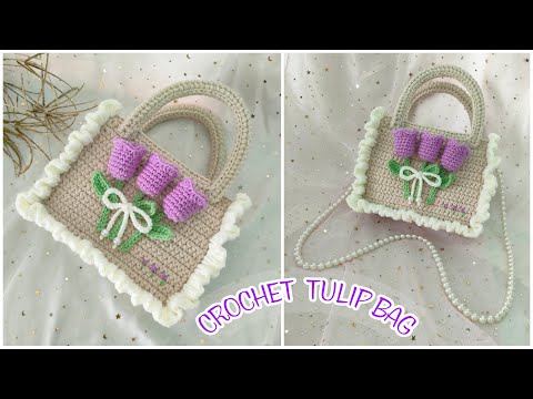 Video #59 Crochet Tulip Bag | Móc Túi Xách Hoa Tulip | Dương... - youtube