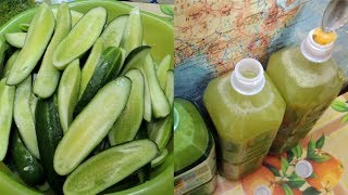 Сок 🍸 из 🥒 огурцов на  зиму (cucumber juice).