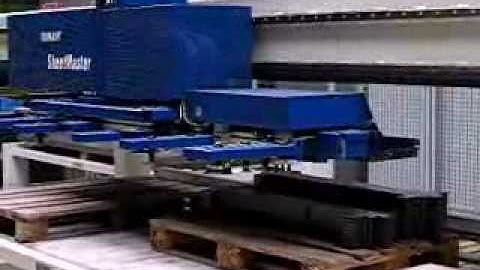 Laser press for plate metal