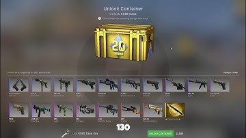 Opening one CSGO case every day until I get a knife #130