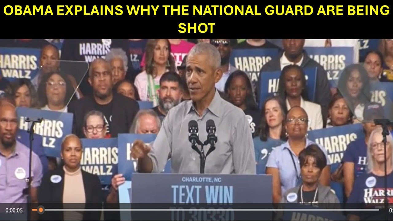 Barak Obama Explains Why National Guards Were Shot. #news #Obama - YouTube