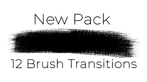 Thick Brush Stroke Transitions Pack Stock Motion Graphics