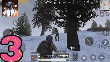 PUBG Mobile New Arctic Mode Gameplay Walkthrough  (iOS & Andriod) PART 3 | 1st Place