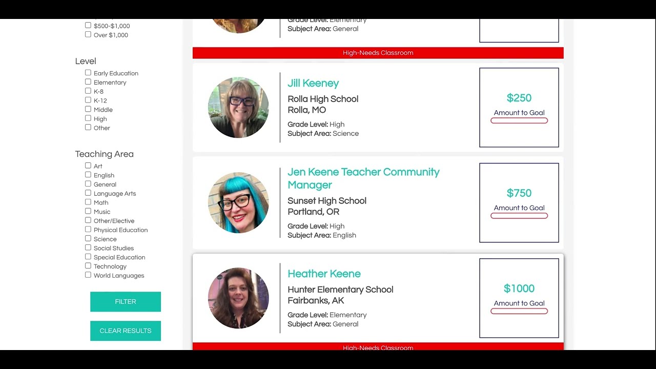 Which Is Right For You? Public vs. Private AdoptAClassroom.org Pages