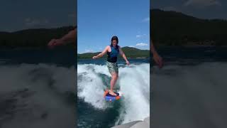 360 behind boat