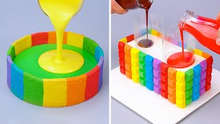 Amazing and Creative Rainbow Cake Decorating Ideas | Delicious Chocolate Hacks Recipes