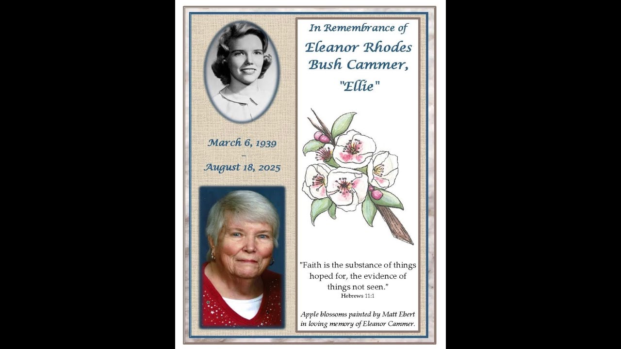 October 18, 2025 - Ellie Cammer Service of Remembrance