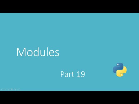Capa de Arabic Python Course | كورس بايثون عربي 19 (Modules)