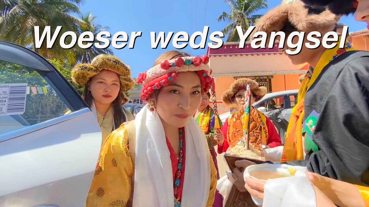Woeser weds Yangsel #tibetanwedding #hunsur