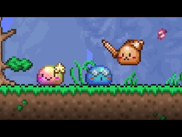 Dos criadores de Terraria: Modo Expert Introduzindo: MODO MASTER! Slimes  agora estão equipadas com Chances de