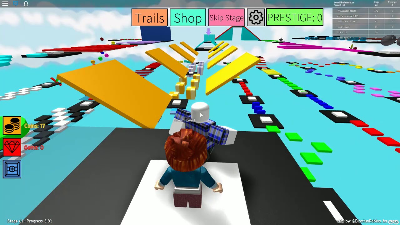 Roblox Mega Fun Obby Music Video 1 Hampsterdance -