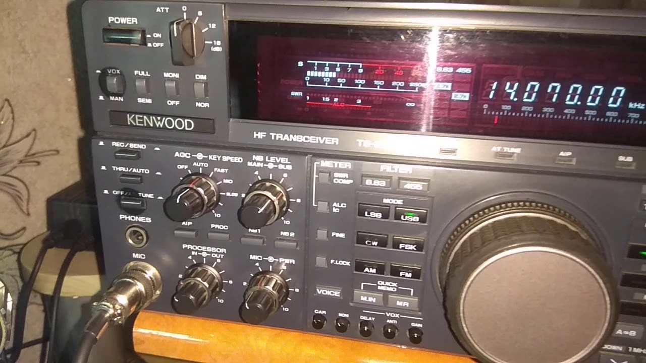 Kenwood TS950sdx BPSK31 YouTube