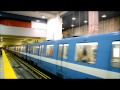 MONTREAL METRO TRAINS AT VARIOUS STATIONS