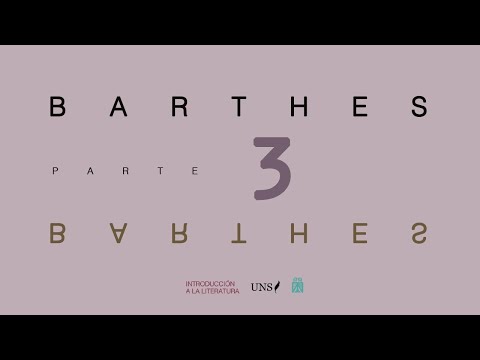 Clase: "Lección inaugural" de Roland Barthes (parte 3 de 3)