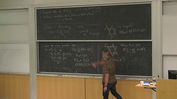 2018-06-13 Quantum spin liquids, Majorana Edge Modes, and Thermal Hall Part 1 - Leon Balents