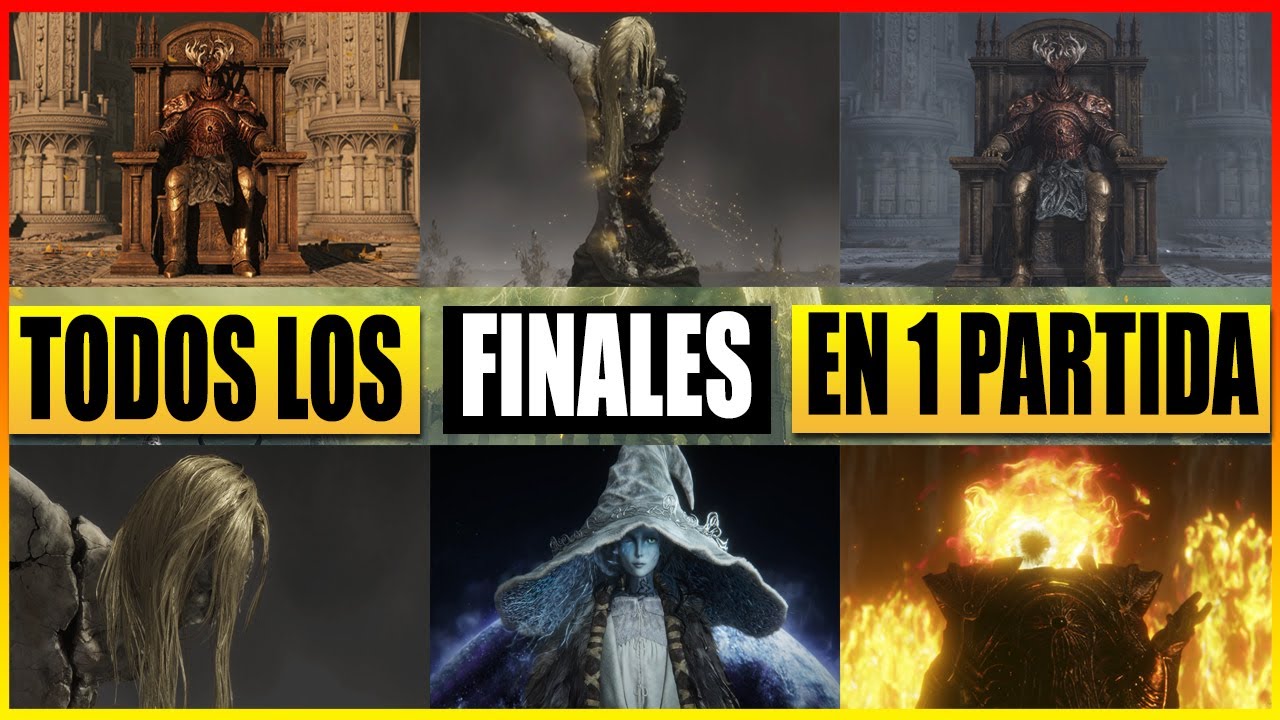 Cómo conseguir todos los finales en Elden Ring