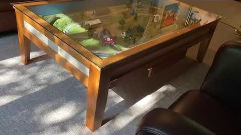 Homemade N scale Coffee Table Layout