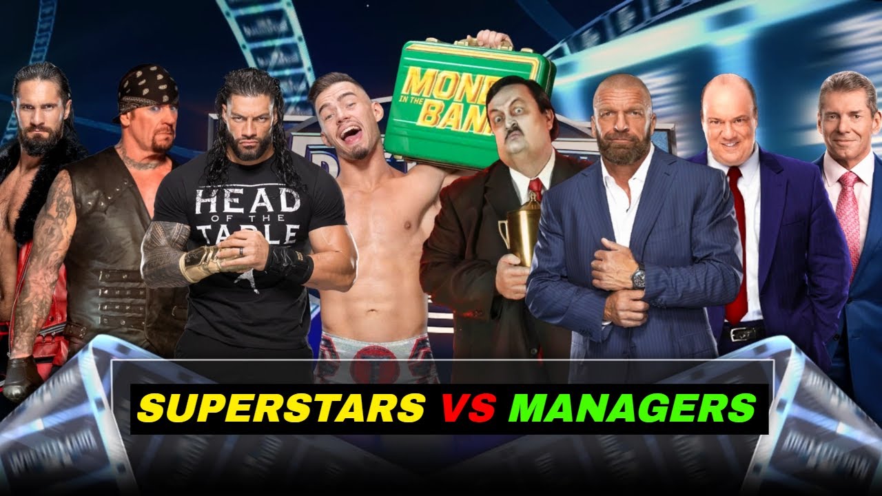 WWE Superstars VS WWE Managers In WWE 2K22 - YouTube