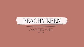 Peachy Keen | Peach Coral Furniture Paint | Country Chic Paint