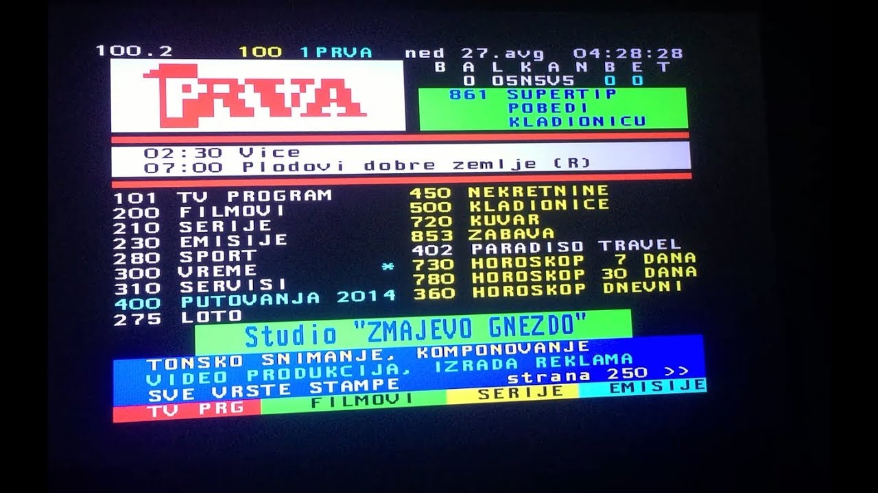 tv prima seznamka teletext