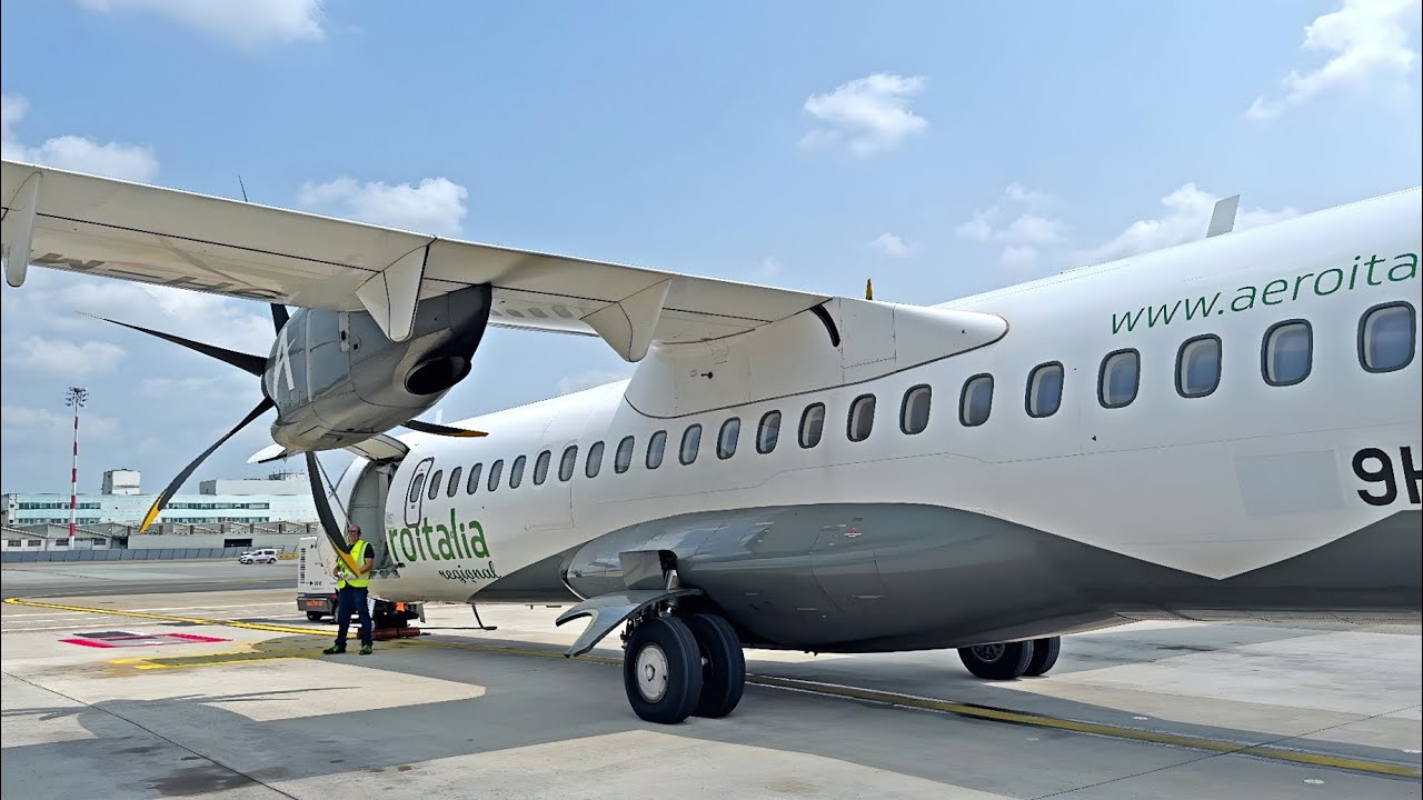 TRIP REPORT | Sky Alps opby. Aeroitalia ATR 72-600 | LIN-AOI | BQ1929