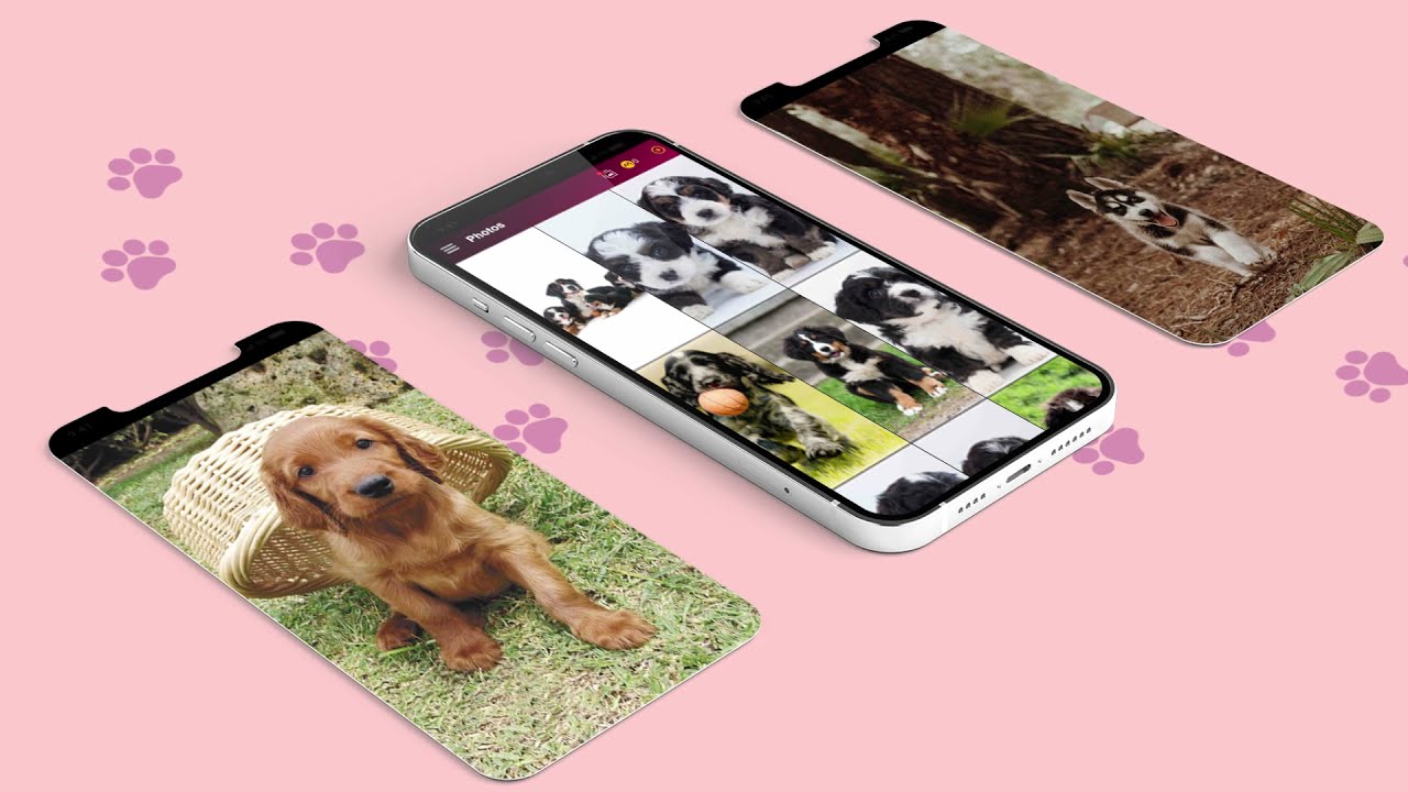Puppy Dog Lock Screen - YouTube