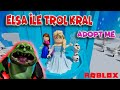 ⛄ ELSA BUZ EJDERHASI İLE TROL KRALLA SAVAŞIYOR ! 🐲 [ FROZEN  HİKAYE ] | ROBLOX ADOPT ME ! 💚 ❄