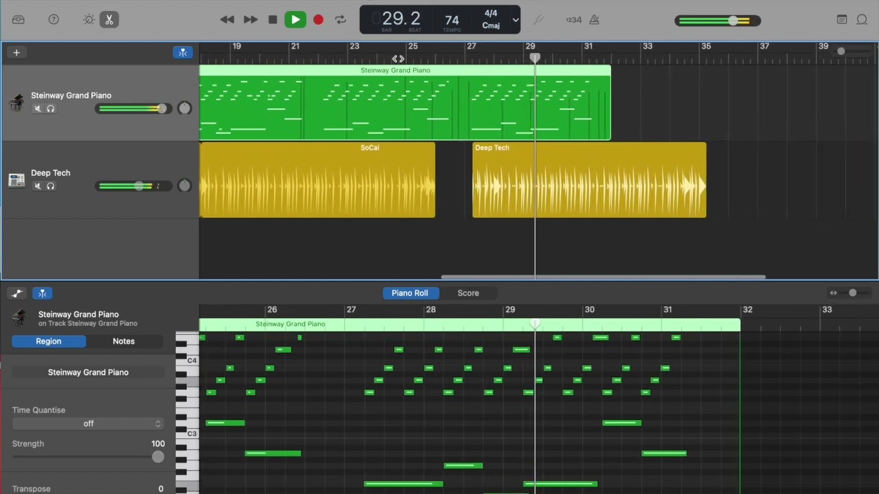 James  - Ambient Piano Riff on Garageband