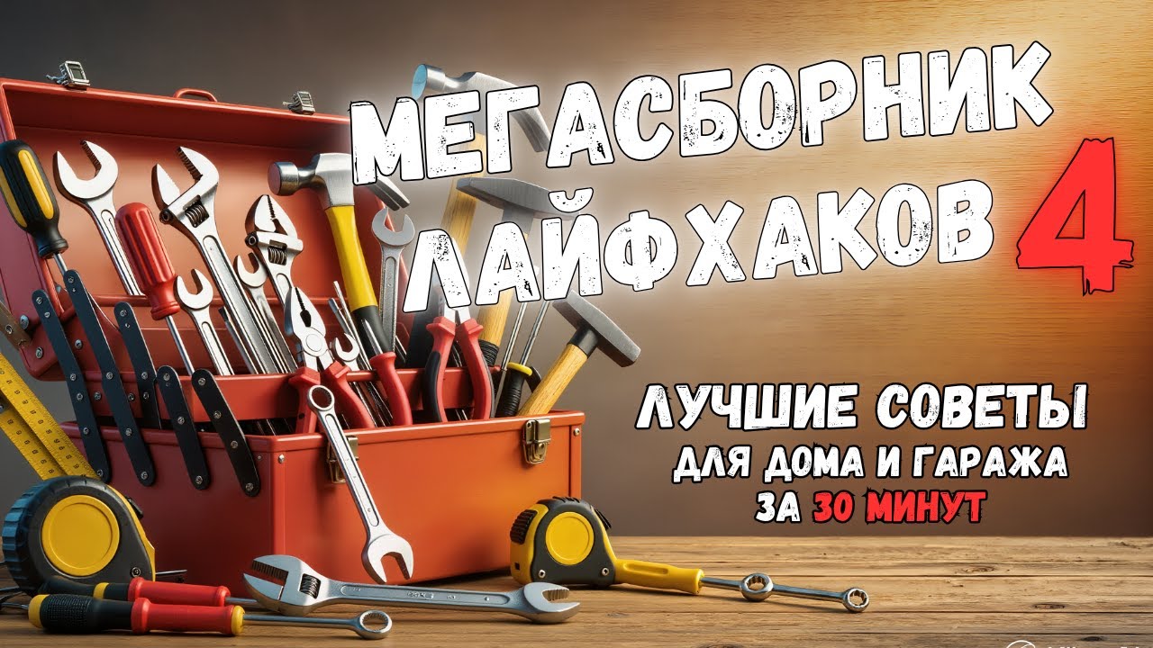 МЕГАСБОРНИК №4: 30 МИНУТ ПОЛЕЗНЫХ ИДЕЙ. Больше интересного в телеграм #lifehacks #diy #tools #tips