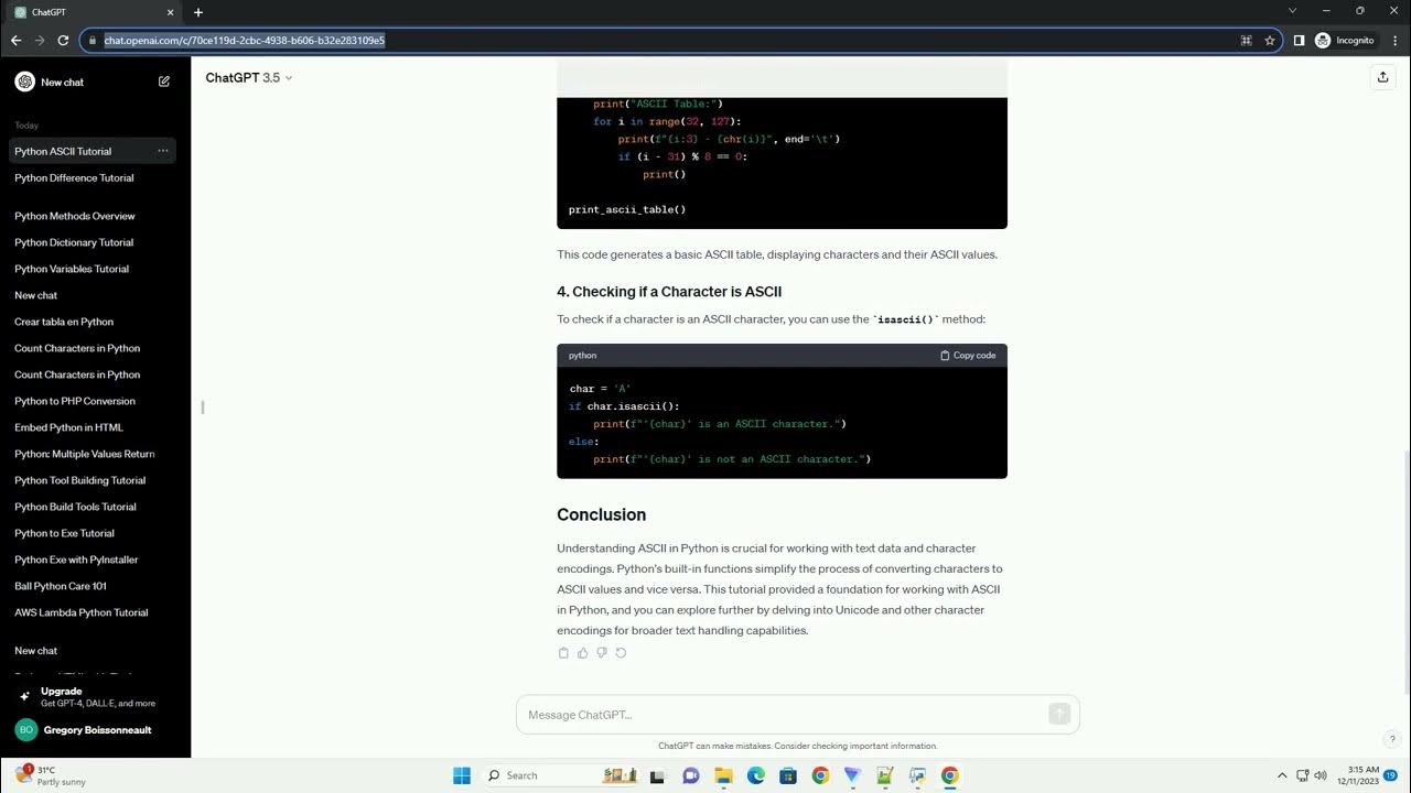 does python use ascii - YouTube