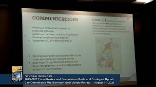 City Commission Mid-Biennium Goal Update Retreat - August 11, 2026 Sky View