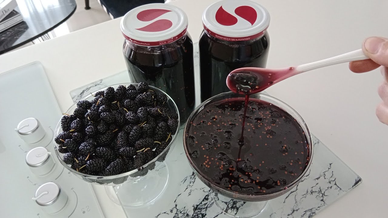 Mükemmel Renk ve Kıvamlı Karadut Reçeli Nasıl Yapılır ❓❓❓