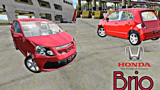 🔥Honda Brio 🔥+ media - fire bussid mod bus simulator indnasia | Game play screenshot 5