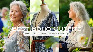 Boho Chic Fashion Over 60: Styling Tips for A Summer Garden Party